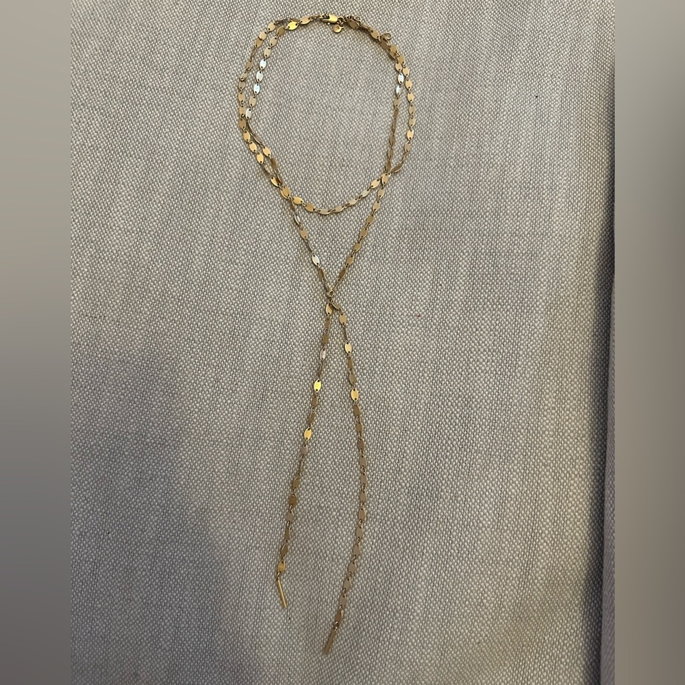 Gold layered necklace by Madewell. Excellent condition.
